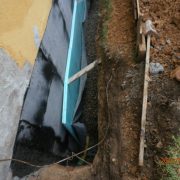 vrstvy svislé hydroizolace vnějšího zdiva